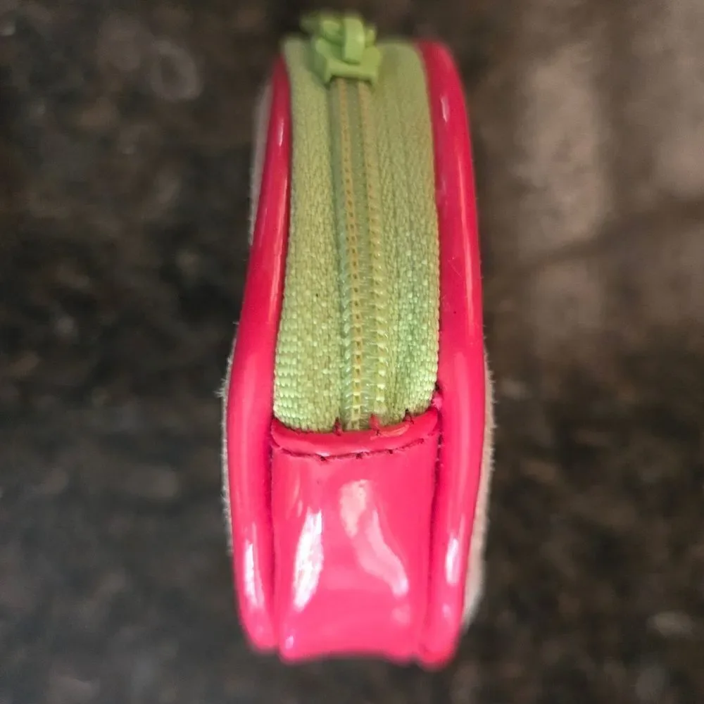 Russ Suede Coin Purse Pink Floral